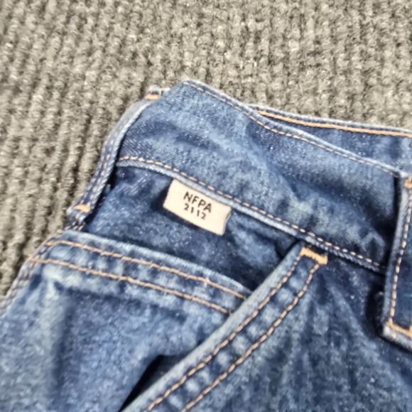 Carhartt FR Jeans Mens 40x34 Blue‎ Denim Flame Resistant Workwear FRB13DNM 35x32 - Picture 5 of 11